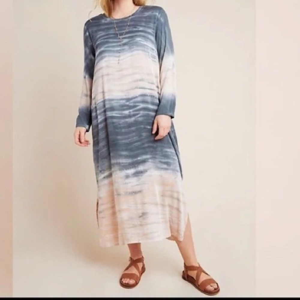Dolan Trina Long Sleeve Tie Dye Dress XS